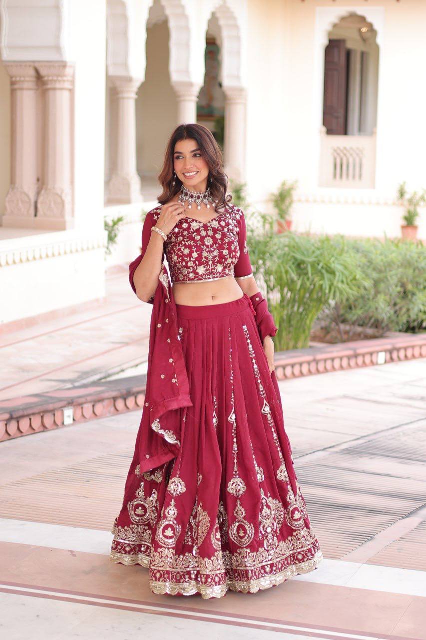 Pink Lehenga Choli