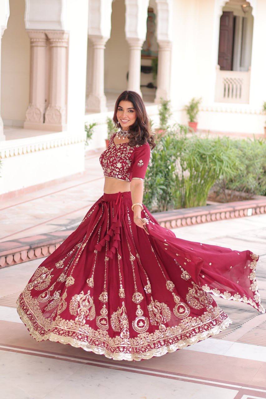 Pink Lehenga Choli
