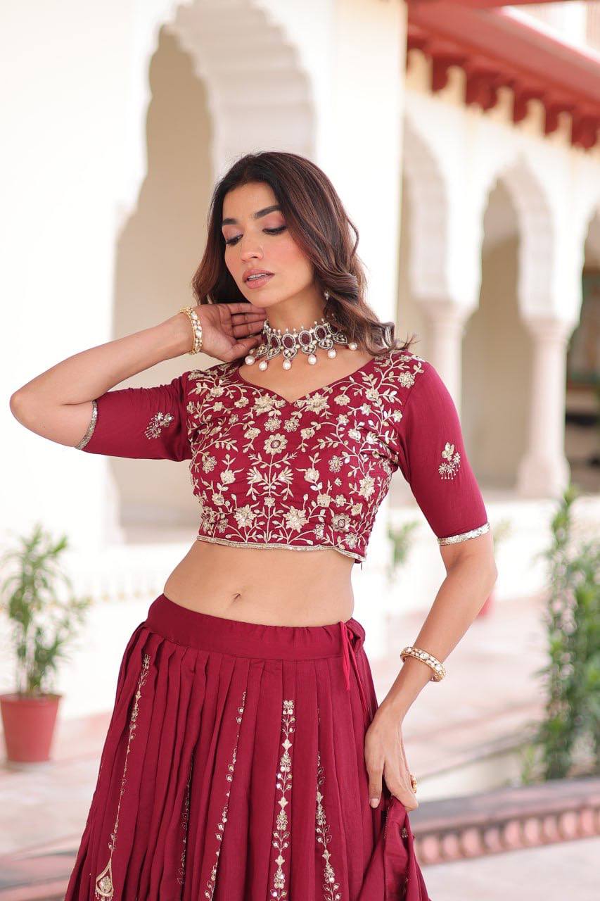 Pink Lehenga Choli