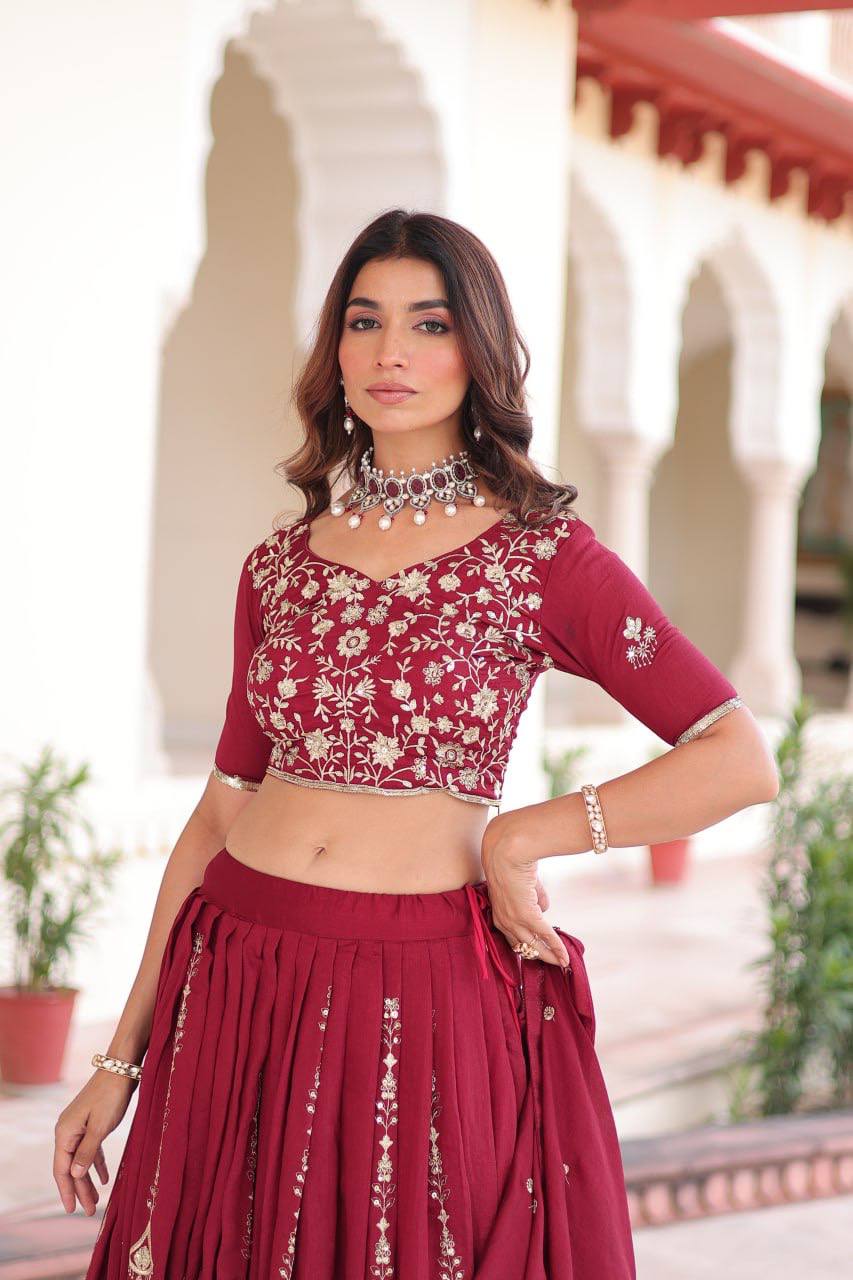 Pink Lehenga Choli