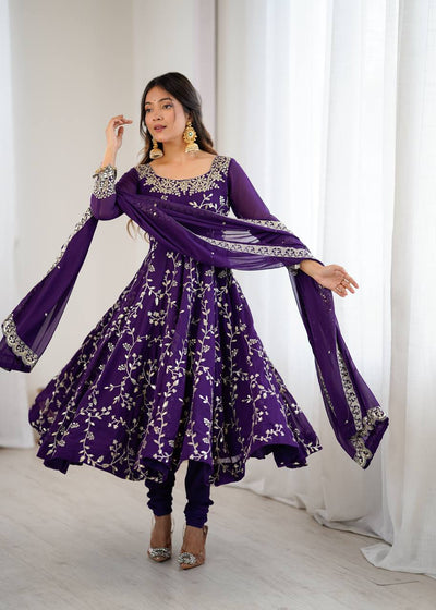 Gown With Dupatta