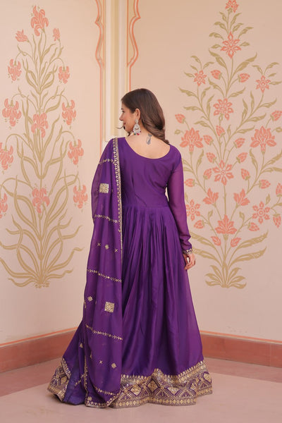 Gown With Dupatta