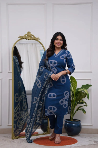Kurti With Pant & Dupatta