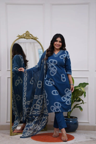 Kurti With Pant & Dupatta