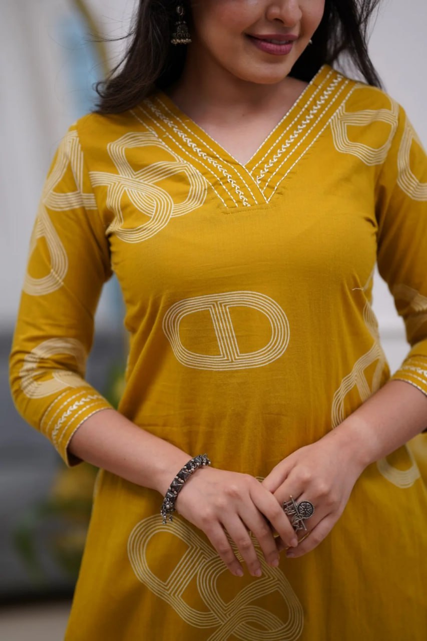 Kurti With Pant & Dupatta