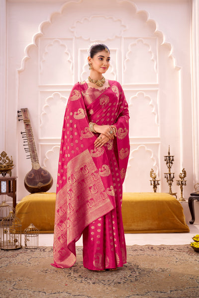 Roop Silk woven with zari work