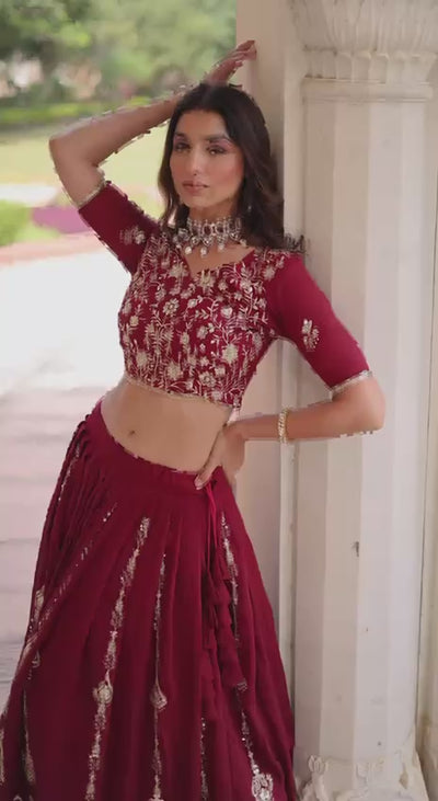 Pink Lehenga Choli