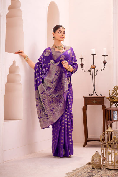 Roop Silk woven with zari work